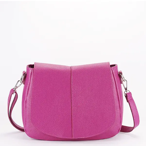 Geanta fucsia din piele naturala 8960 123