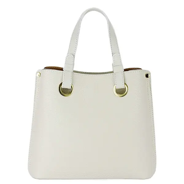 Geanta ivory medie din piele naturala 8916 129