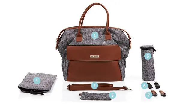 Geanta Jetset Graphite Grey Abc Design 2018
