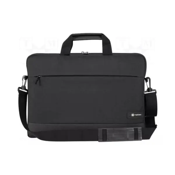 Geanta laptop Natec Goa, compatibilitate dimensiune laptop 15.6", 1 compartiment, material Polyester 300D, negru