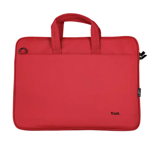 Geanta laptop Trust Bologna Eco, 16 inch(40cm), greutate 430 grame, Rosu