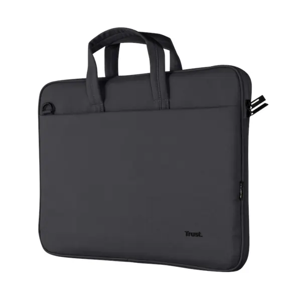 Geanta laptop Trust Bologna Slim Eco, 16", Negru