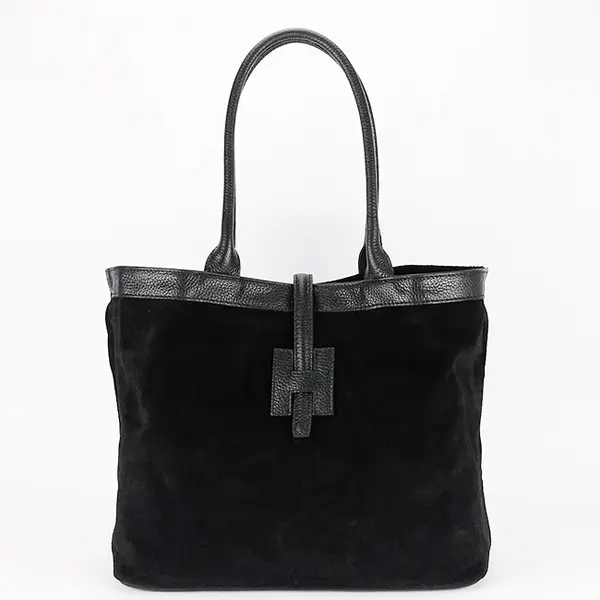 Geanta mare neagra din piele naturala 1896 M9