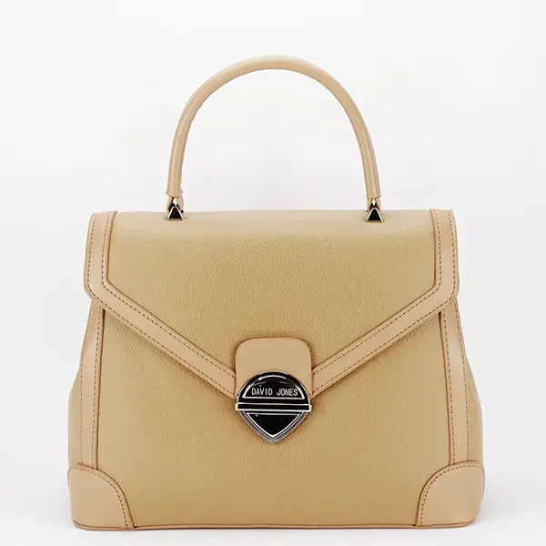 Geanta medie bej David Jones 7058-1 11