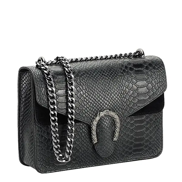 Geanta neagra din piele naturala 1524 123