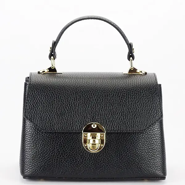 Geanta neagra din piele naturala 1736 131