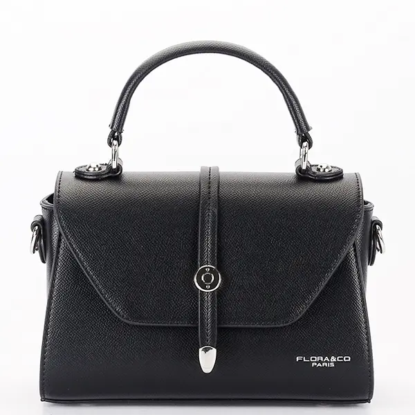 Geanta neagra mica FloraCo Paris F8581 16