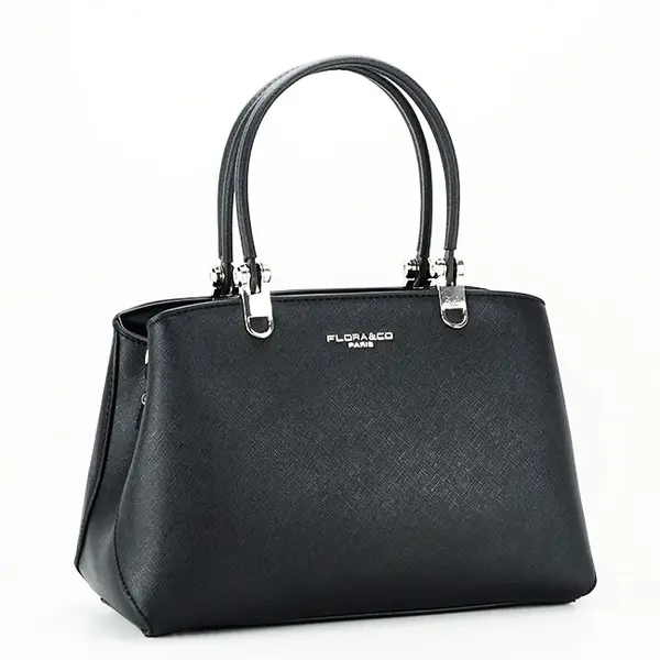 Geanta office casual FloraCo Paris F6538 15 Negru