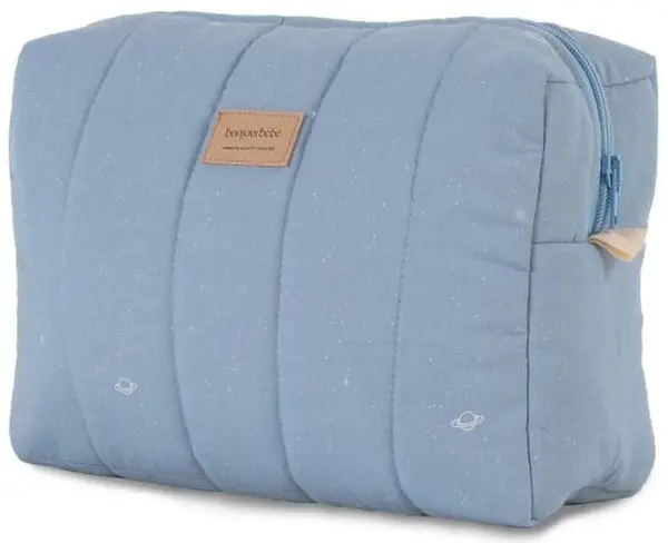 Geantă pentru accesorii Bonjourbebebe - Rocket, Denim Blue