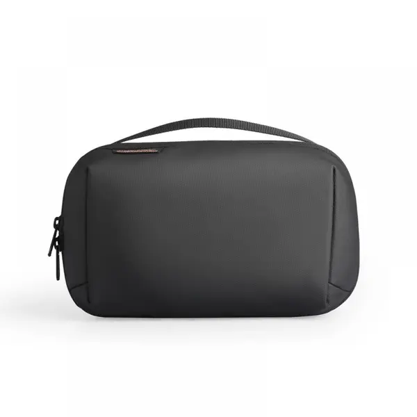 Geanta pentru accesorii calatorie, Mark Ryden, material oxford, rezistenta la apa, compartimente multiple, dimensiuni 25x15x9 cm, culoare negru