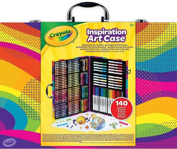 Geantă pentru artiști Crayola - 140 piese
