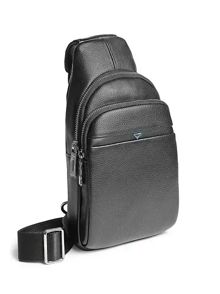 Geanta pentru barbati, 231205, piele naturala, Neagra