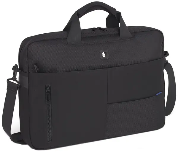 Geantă pentru laptop de afaceri Gabol Intro - Neagră, 15.6"