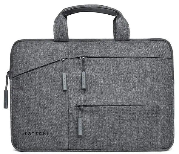 Geantă pentru laptop Satechi - Fabric, 15'', gri