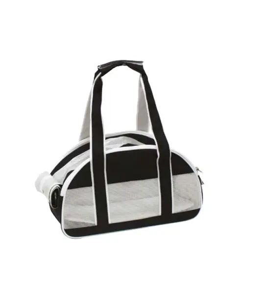 Geanta pentru transport, Croci, pentru caini, 36x18x21 cm, neagra, model Carmen c2078441