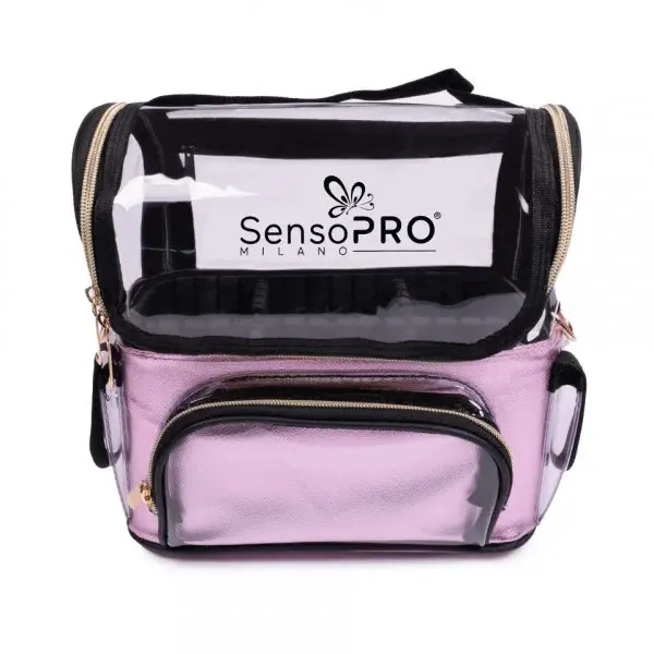 Geanta Produse Unghii SensoPRO Milano, Vanity Travel Pink