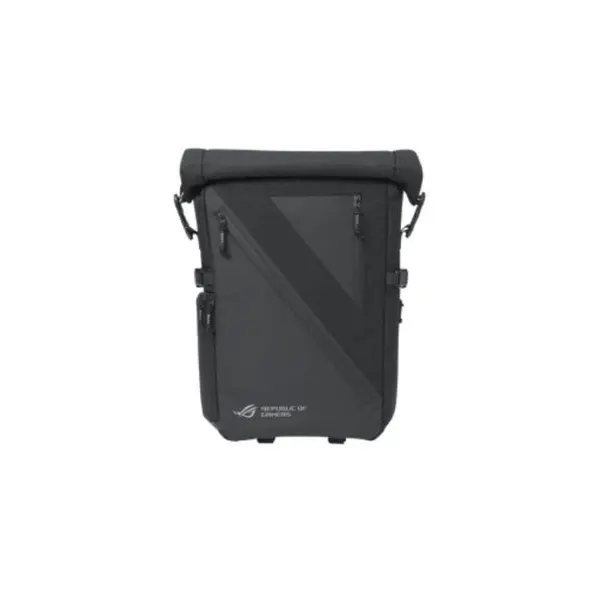 Geanta ROG Archer Backpack 17 90XB07M0-BBP000, compatibil laptop 17″, design multi-compartimentat, dimensiuni 52 × 30 × 17 cm, Negru