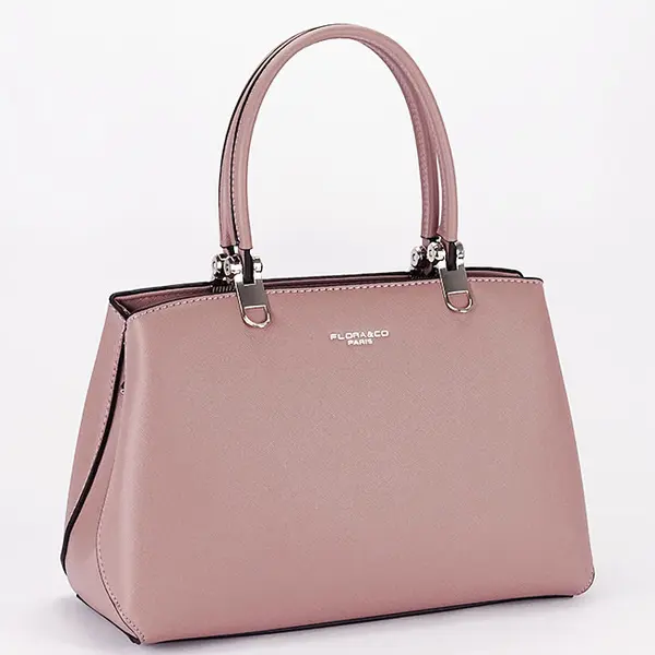 Geanta roz plamaniu office casual FloraCo Paris F6538 15