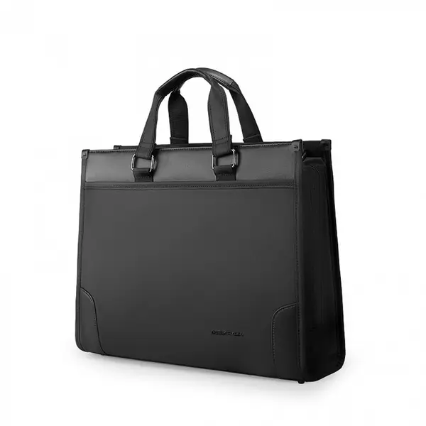 Geanta/servieta de umar Mark Ryden potrivita pentru laptop 15,6'' si tableta 9.7'', impermeabila, rezistenta la uzura/socuri, ergonomica, neagra, potrivita pentru afaceri, scoala sau timp liber
