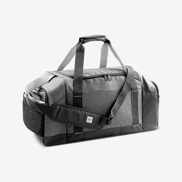 Geantă sport 55L - ACADEMIC Negru-Gri