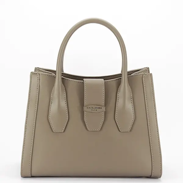 Geanta taupe medie David Jones Paris 7187-1 11