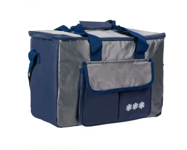 Geanta termoizolanta pentru alimente si bauturi,Albastru,42x23x29 cm, 28 litri