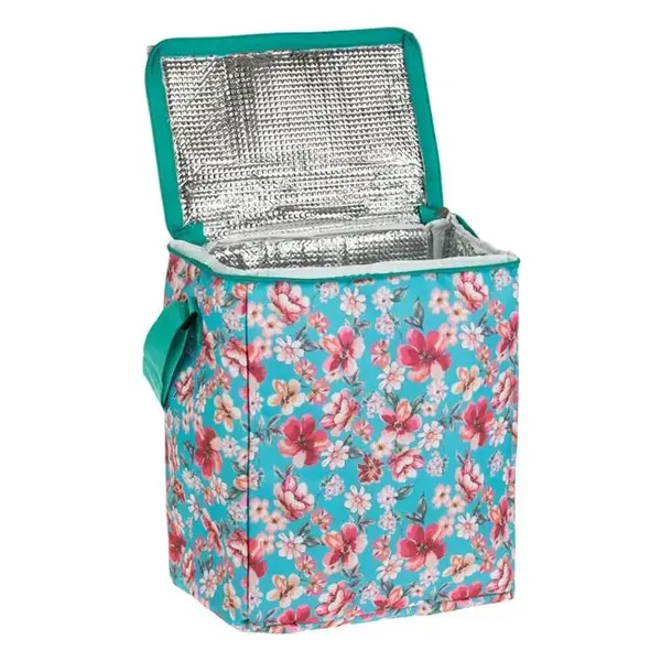 Geanta termoizolanta pentru alimente si bauturi,turcoaz,15 litri,26x18x32 cm