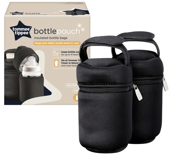 Geanta termoizolanta pentru biberoane Tommee Tippee - Closer to Nature, 2 buc.