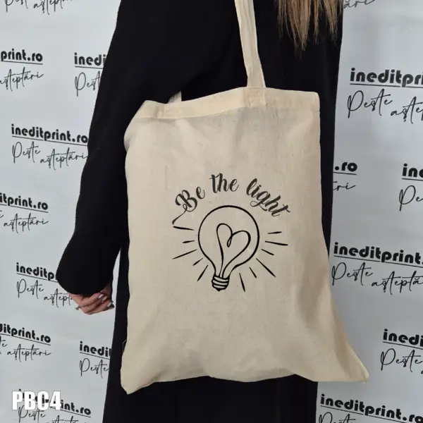 Geanta tip sacosa Be the light PBC4