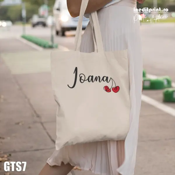 Geanta tip sacosa personalizabila cu nume - GTS7