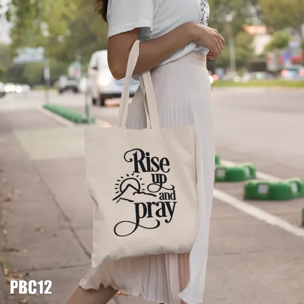 Geanta tip sacosa Rise up and Pray PBC12