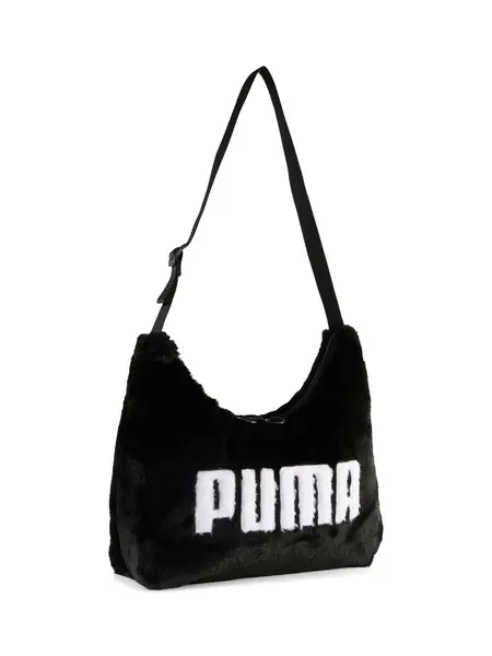 Geanta Up Faux Fur Slouchy Hobo