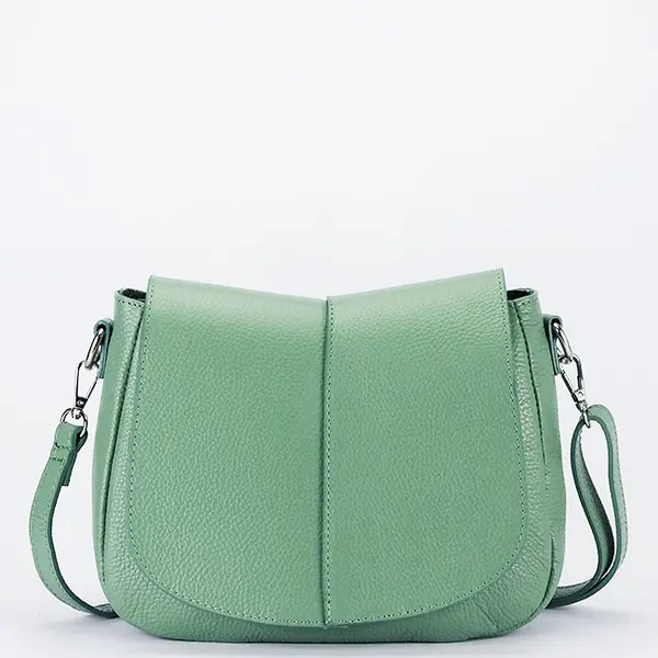 Geanta verde menta din piele naturala 8960 123