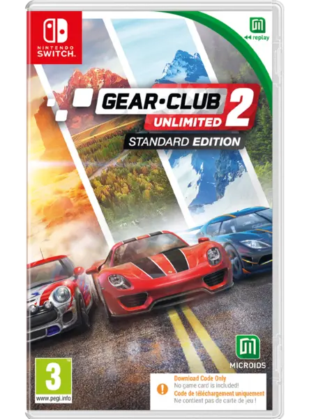 Gear Club 2 Replay (Code in a Box) Нинтендо Суич