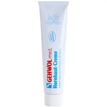Gehwol MED. crema emolienta pe pielea fierbinte