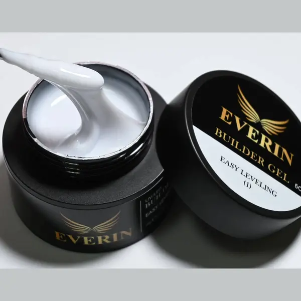 Gel alb laptos autonivelant (50g) –Everin Builder Gel Easy Leveling 01