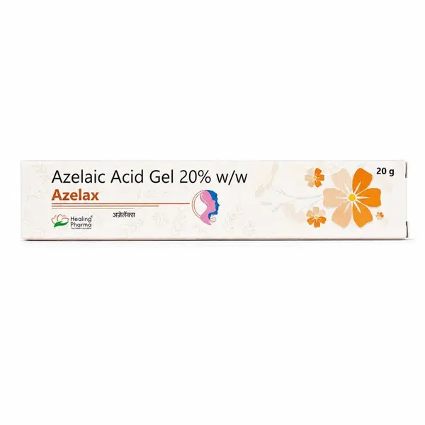 Gel Anti-Acnee, Healing Pharma, Azelax, Reduce Acneea si Uniformizeaza Tonul Pielii, cu Acid Azelaic 20%, 20gr