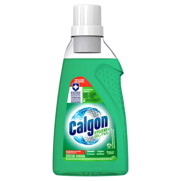 Gel anticalcar cu rol antibacterian pentru masina de spalat Calgon Hygiene+, 750ml