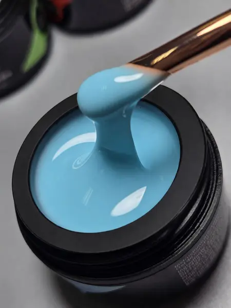 Gel Autonivelant Everin Candy Ombre 15gr- 03 - Gel Albastru Pastel pentru Unghii