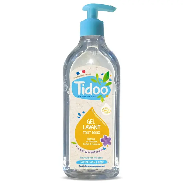 Gel Bio de Curatare 2 in 1 pentru Bebelusi cu Extract de In 495ml