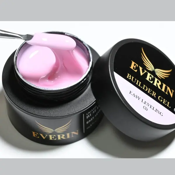 Gel Construcție Everin Autonivelant 15g – Easy Leveling 03 (Roz Intens Cover)