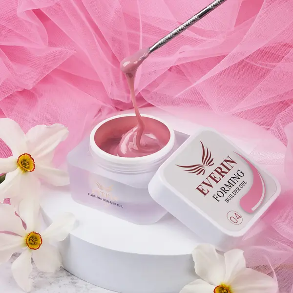 Gel Constructie Everin Forming Cover Pink 04 15g | Gel Vascos Jelly Profesional pentru Unghii
