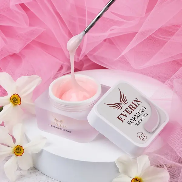 Gel Constructie Everin Forming Milky Pink 07 50g | Gel Vascos Jelly Profesional Unghii