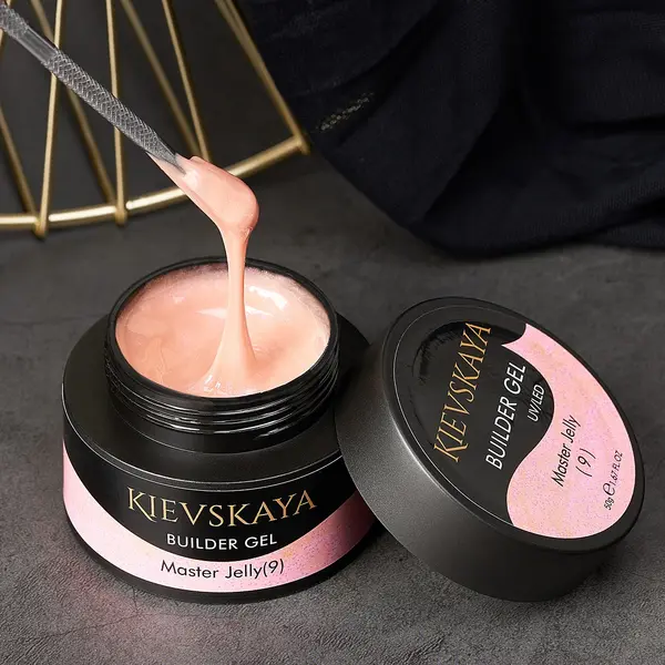 Gel Construcție Kievskaya Master Jelly 09 Pearly – 15gr | Gel Roz Perlat TPO FREE