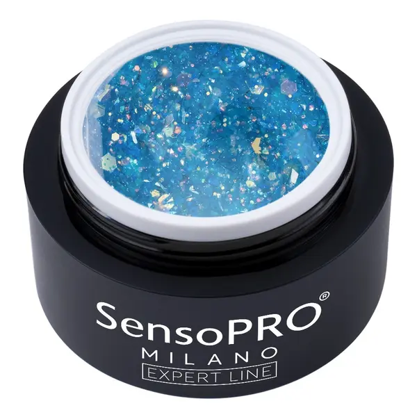 Gel Constructie Unghii Expert Line Petal Glow SensoPRO Milano - Sky Petal, 15ml
