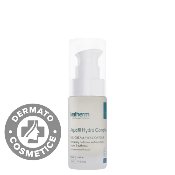 Gel-crema contur ochi Aquafil Hydra Complex, 15ml, Ivatherm