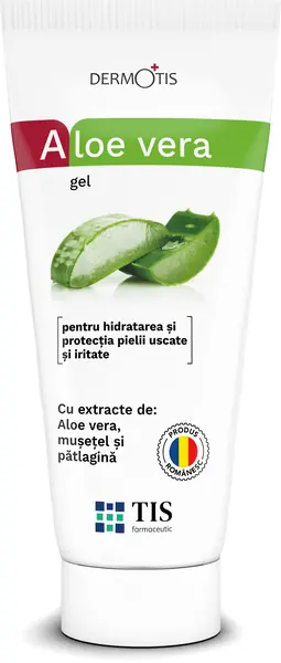 Gel cu aloe vera DermoTIS, 100ml, Tis Farmaceutic