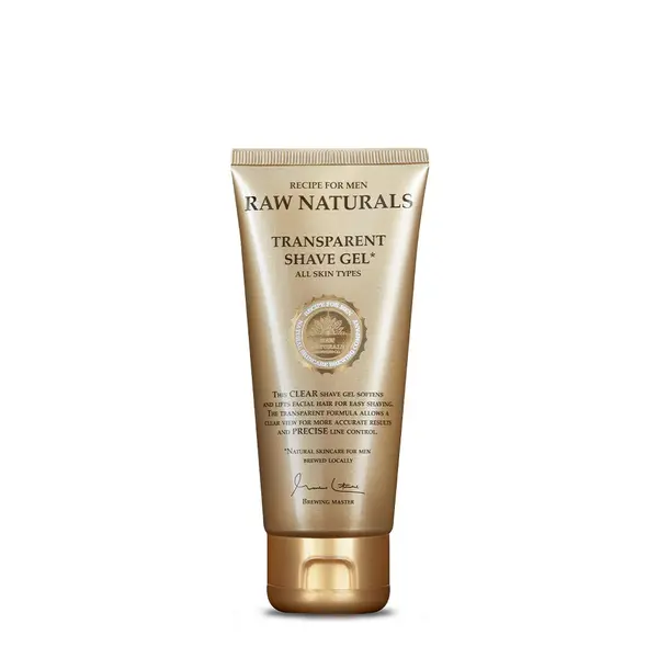 Gel de barbierit Transparent, 100 ml, Raw Naturals