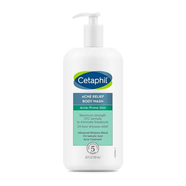 Gel de Curatare, Cetaphil, Acne Relief, pentru Calmarea Pielii si Ameliorarea Acneei, cu Acid Salicilic 2%, 591ml