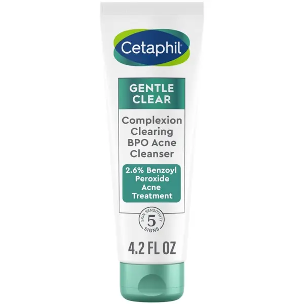 Gel de Curatare, Cetaphil, Gentle Clear, pentru Calmarea Pielii si Ameliorarea Acneei, impotriva Eruptiilor Cutanate, cu Peroxid
